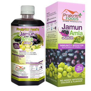 Prakrithi's Jamun Amla Juice – A Natural Immunity & Diabetes Care*
