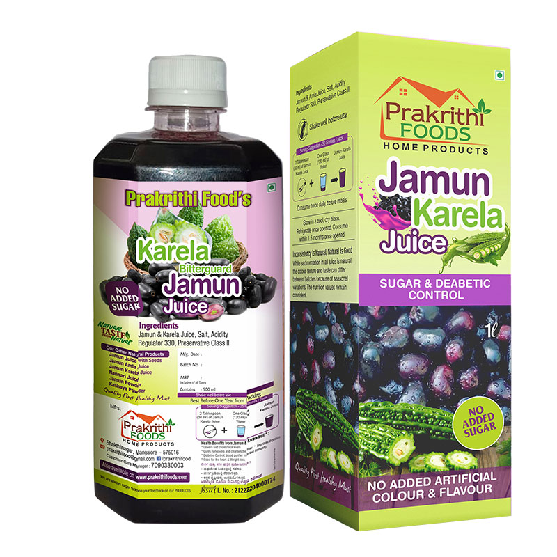 Prakrithi's Jamun Karela Juice – Natural Health & Wellness Drink